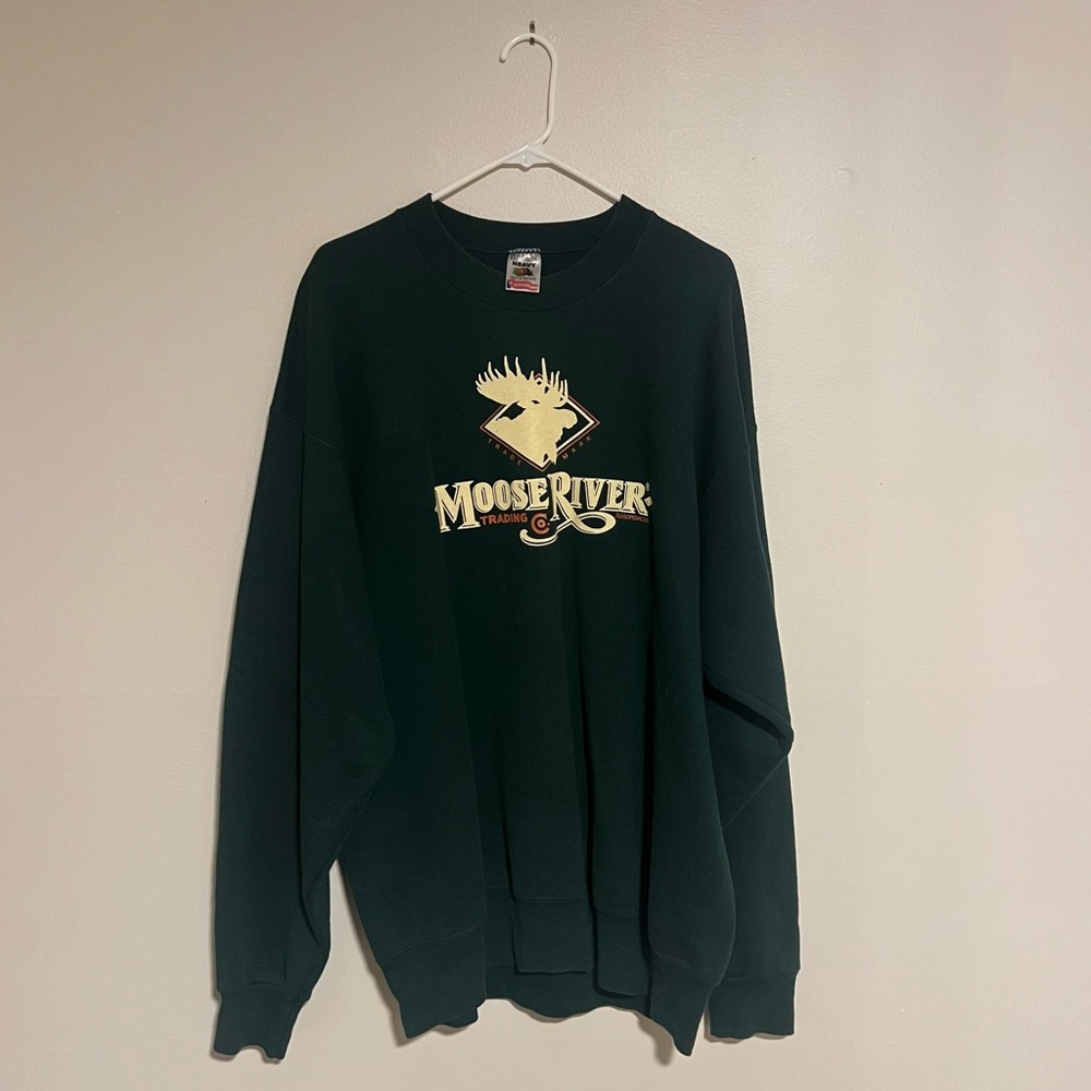 Vintage Moose River Crew Neck Sweatshirt